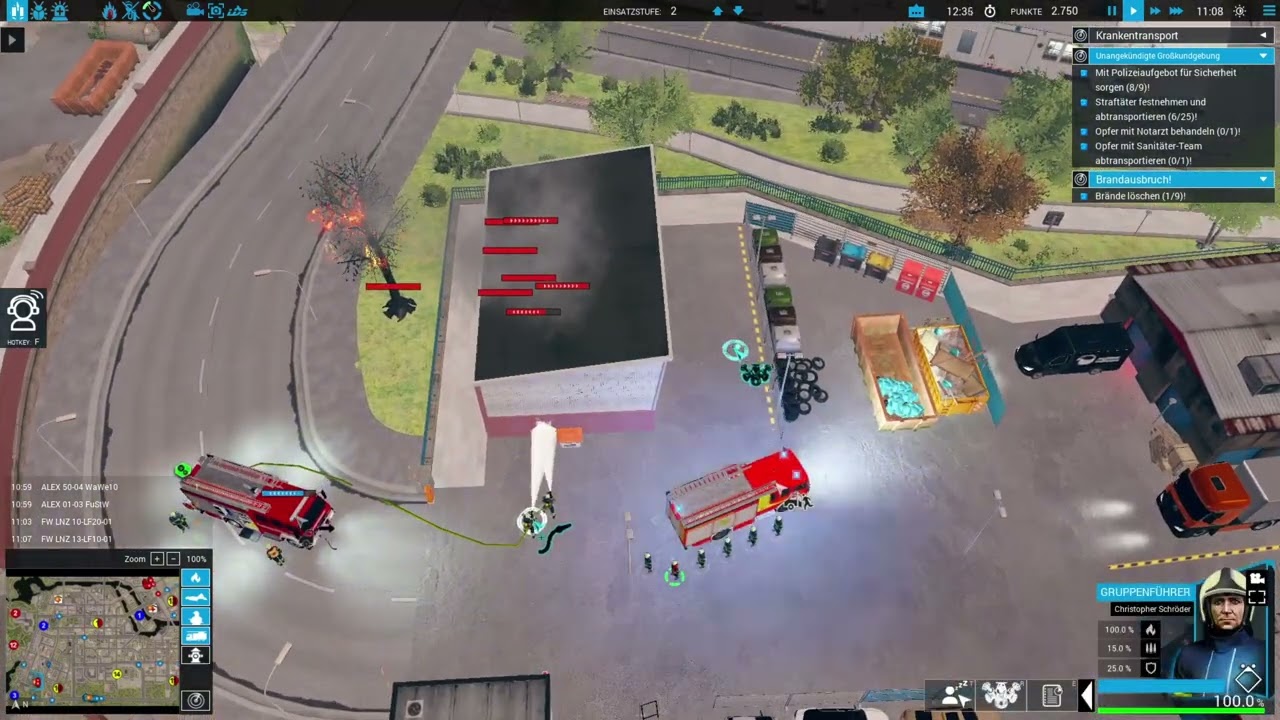 Schiffsbrand | Emergency 20 Linzing