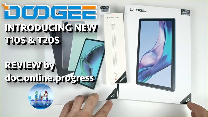  DOOGEE T20S Tablet, 2K Vivid 10.4 Android 13 Tablets,  15GB+128GB Octa-Core Gaming Tablet, 7500mAh, 13+5MP Camera, Hi-Res Stereo  Speakers, TÜV Low Bluelight Tablet, Split Screen - Bluetooth & WiFi 