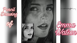 Emma Watson | pencil drawing | #shorts | timelapse |