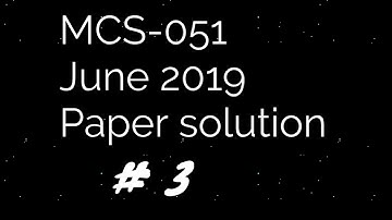 servlet collaboration, JSP program  || IGNOU MCA MCS 051 June 2019 solved question paper || PART 3