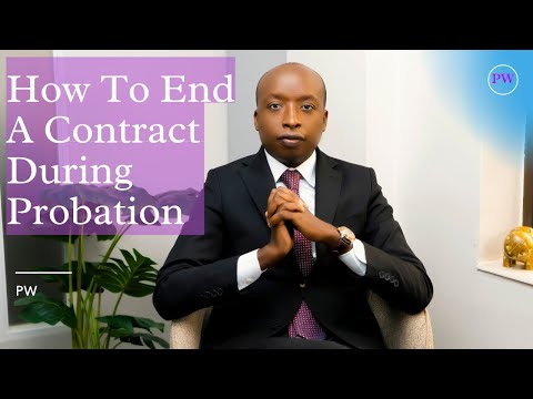 Video: How To Register The End Of The Probationary Period