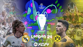 I Let FC24 Decide The Winner of UEFA Champions league final 2024 | Real Madrid vs Borussia Dortmund