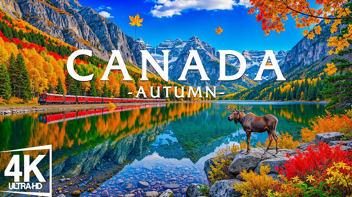 Autumn in Canada 4K 🍁 Maple Forests, Rocky Mountains, Serene Lakes draped in Fall Splendor