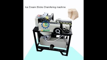 Ice Cream Sticks chamfering Machine