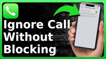 How To Ignore Calls Without Blocking