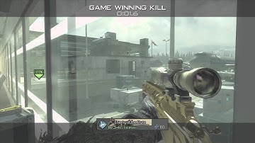 MW3:final killcam no scope