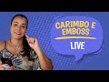DIY: Artesanato em Madeira com Carimbo e Emboss | Livia Fiorelli