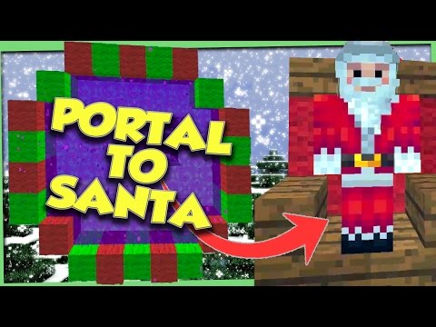 Minecraft - How to make a Portal to Santa Claus
