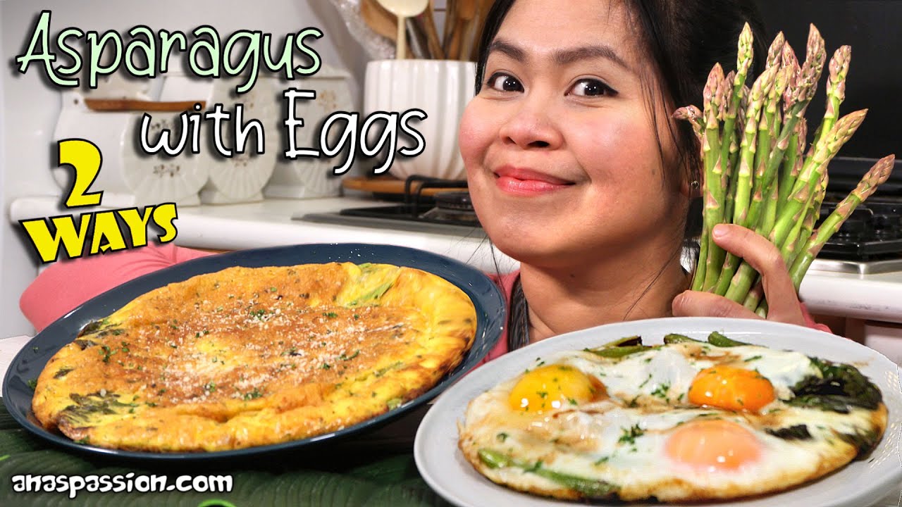 How to Cook Eggs and Asparagus Quick Easy 2 Ways How to Clean and