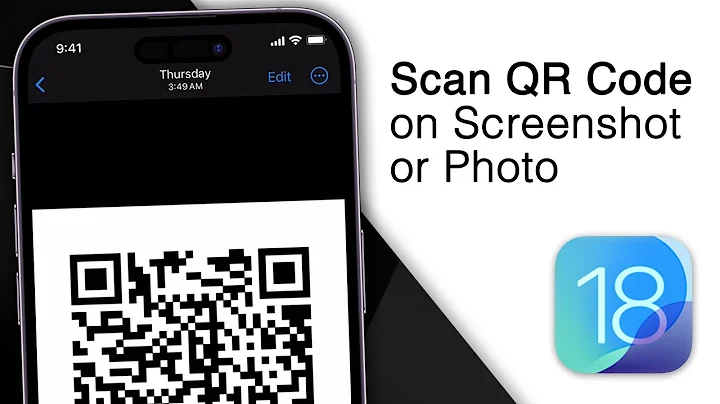 How To Scan QR Codes On Screenshot Or Picture On iPhone! [2024]