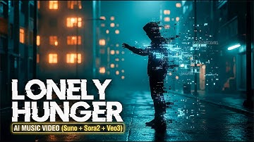 Lonely Hunger | AI Music Video (Suno + Sora2 + Veo3)