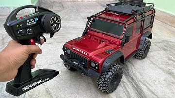 RC Land Rover Defender Unboxing & Testing | Traxxas TRX4 1:10 Scale 4WD RC Car | Shamshad Maker 🔥🔥