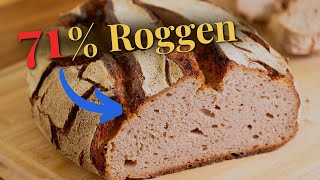 Morgens Ansetzen, Abends Backen Kinderleichtes Roggenmischbrot Mit Sauerteig Aus Dem Bräter.