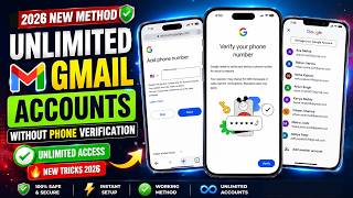 Unlimited Gmail Account without Phone Verification | How to Create Unlimited Gmail Account multiple