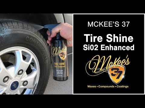 How to Apply a PERMANENT Tire Shine (Tuf Shine Tire Clearcoat) 