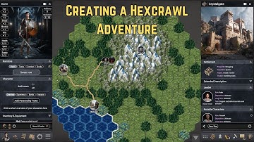 Creating a Hexmap with settlements, dungeons, characters, and quests in under 15 minutes