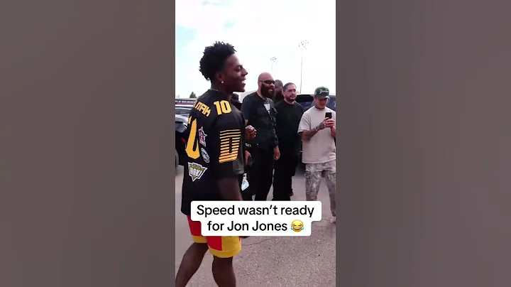 Speed vs. Jon Jones 👀 (via jonnybones/IG)