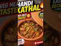 “Veg Meat Style Handi Kathal 🤤 #Shorts #shortvideo