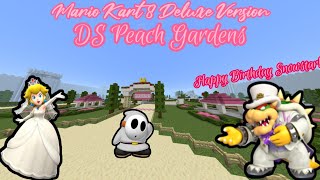 DS Peach Gardens-Minecraft Mario Kart DS (Mario Kart 8 Deluxe Version)