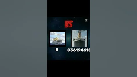 RMS TITANIC VS HMHS BRITANNIC #shorts #titanic #britannic