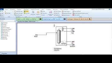 How to calculate number stages in distillation column when reflux ratio is given//Aspen HYSYS LEC 28
