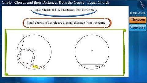Chords and their Distances from the Centre | Part 2/3 | English | Class 9
