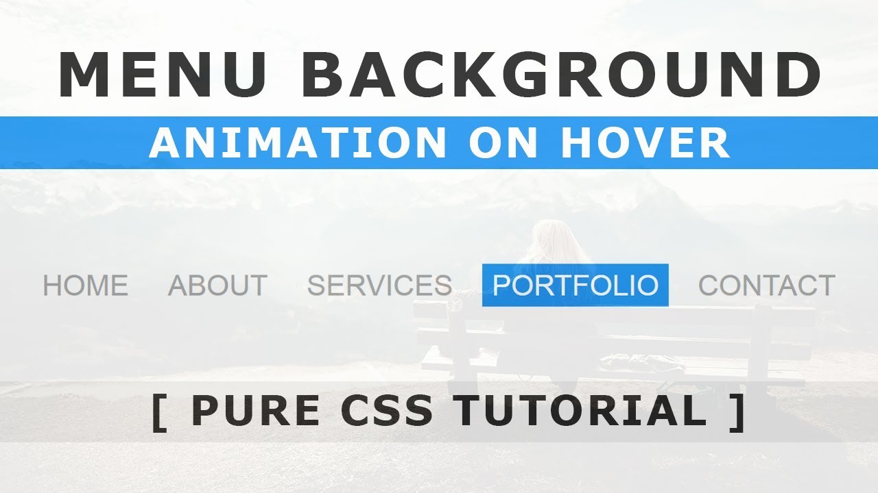 css3 menu hover animation