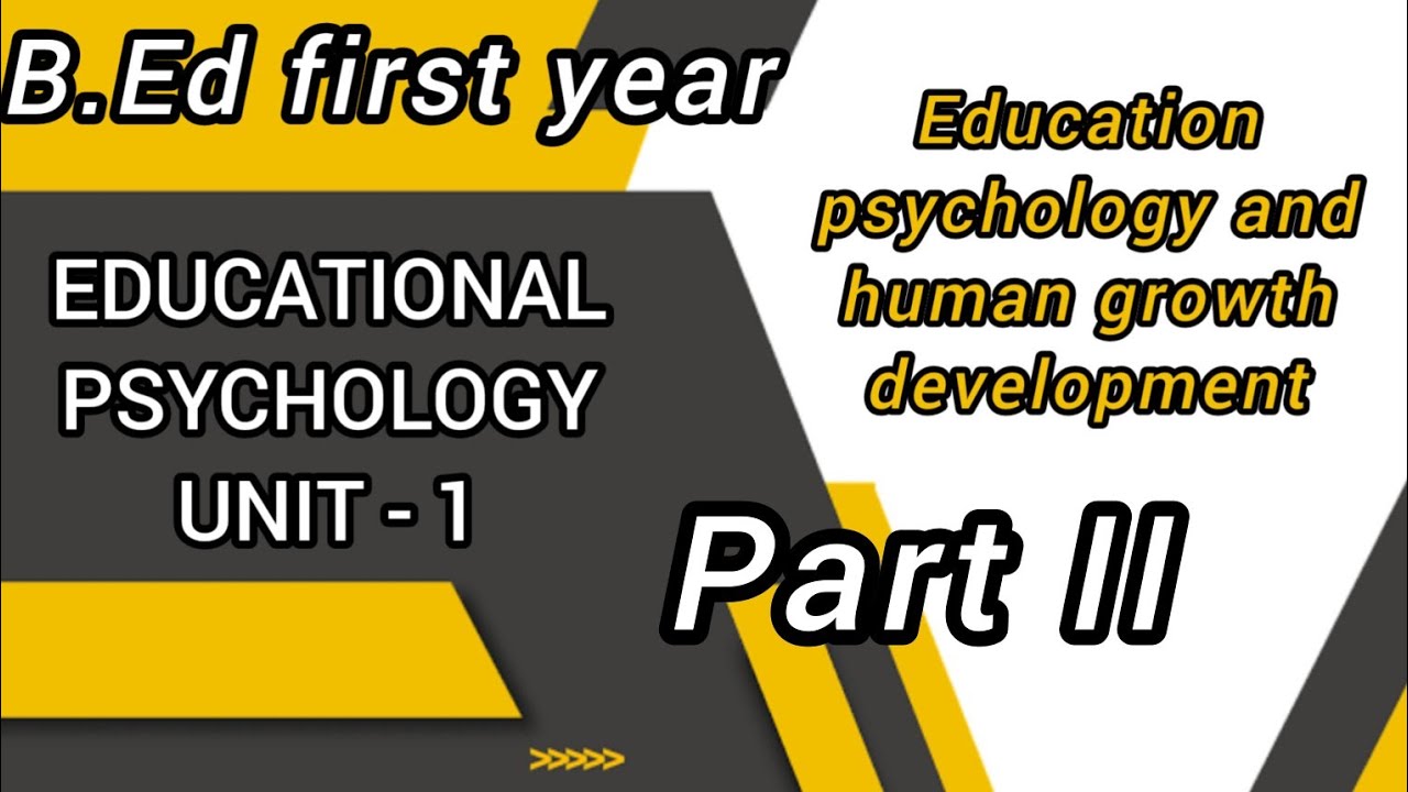 Педагогическая психология и рост и развитие человека | Часть II | Бакалавр педагогических наук, п...