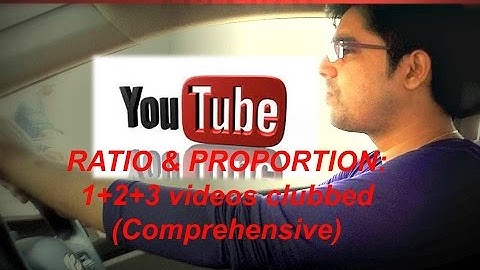 ratio and proportion comprehensive