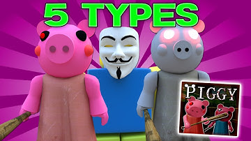 5 Types of ROBLOX Piggy Players