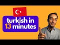 Turkish Language in a Nutshell