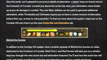 Runescape- Action bar and adrenaline! - Look at the new action bar!