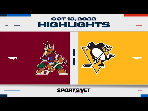 NHL Highlights | Coyotes vs. Penguins - October 13, 2022