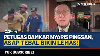 Kendala Asap Tebal, Seorang Petugas Damkar Palembang Nyaris Pingsan di Lokasi Kebakaran | NTV TODAY