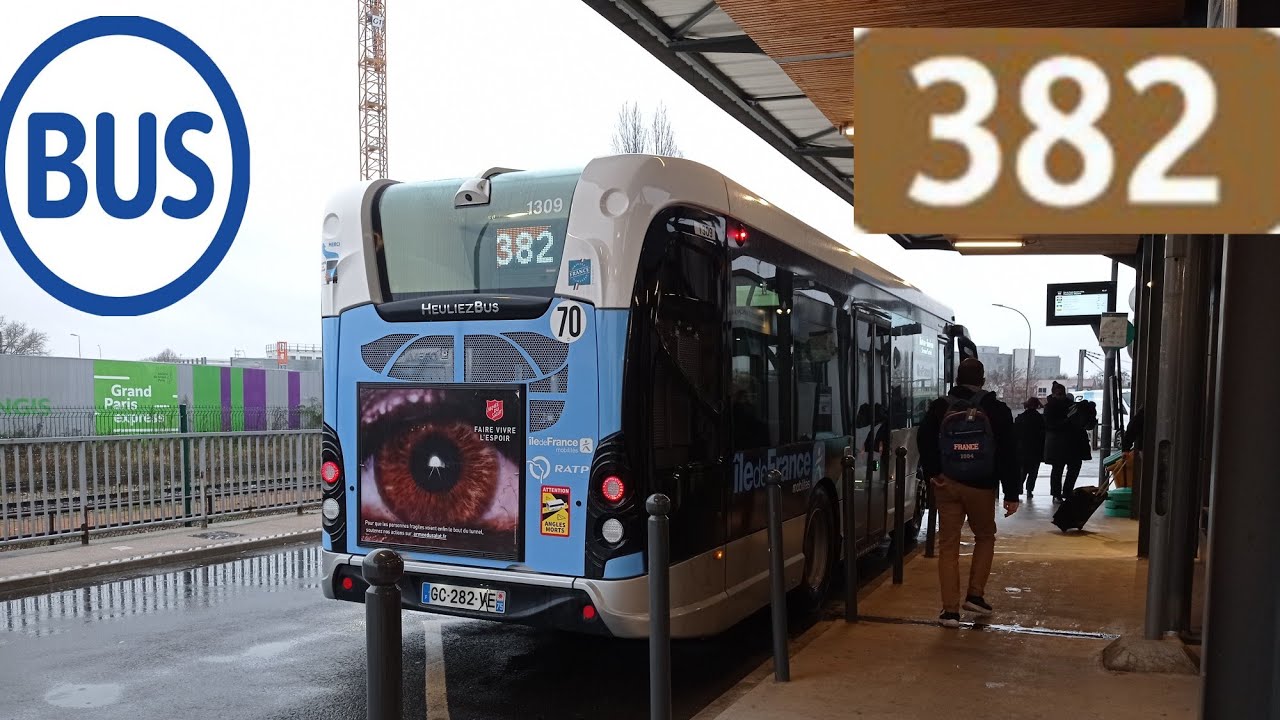 [KICKDOWN] Voyage à bord d'un Heuliez GX137 B100 de la ligne 382 entre Rungis & Thiais - Résistance