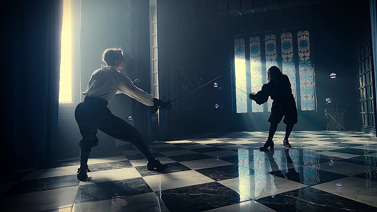 Рокэ Алва учит Ричарда фехтованию. Сериал 