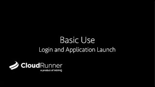 CloudRunner - Basic Use