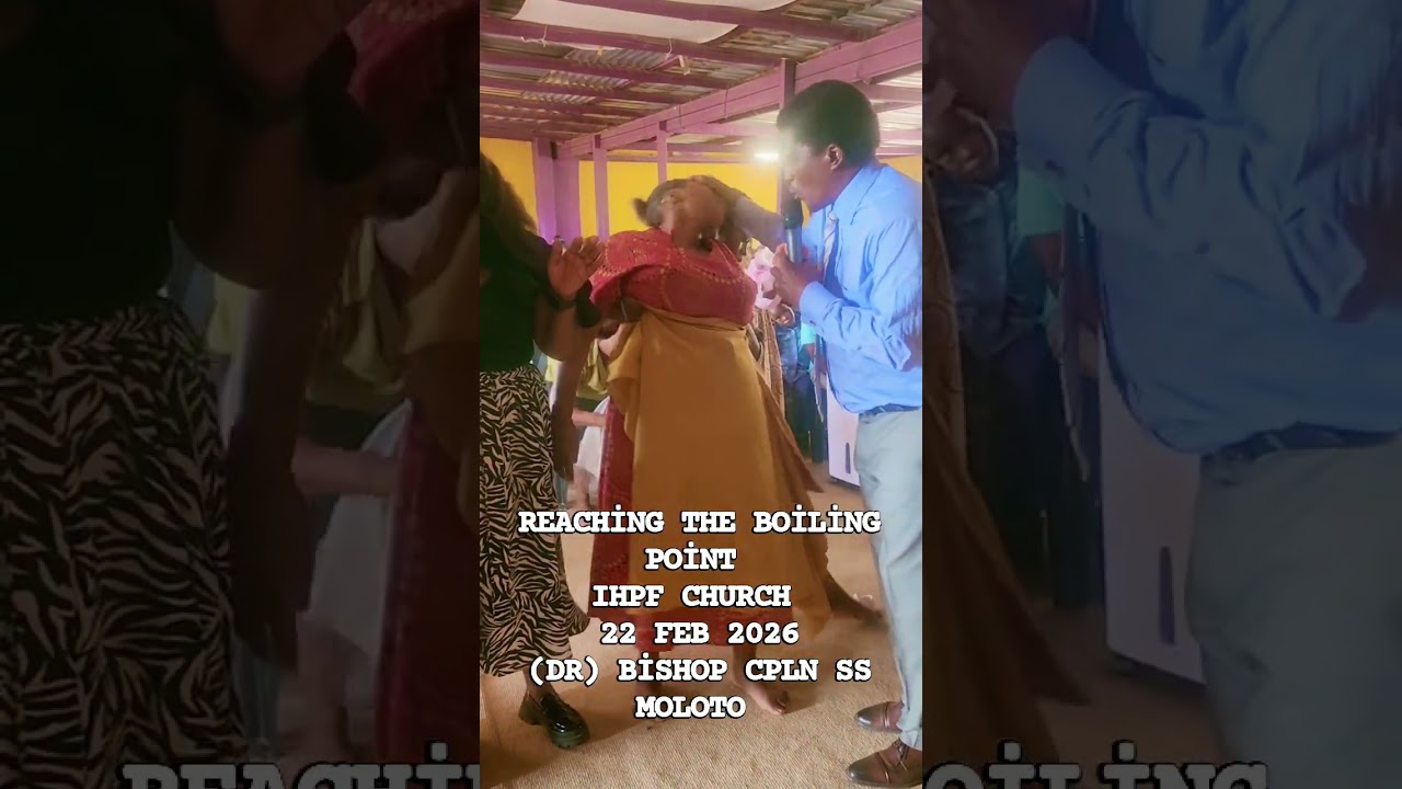 DO NOT BE A HOTPLATE. CONTROL YOUR BOILING POINT. IHPF CHURCH. 22 FEB 2026