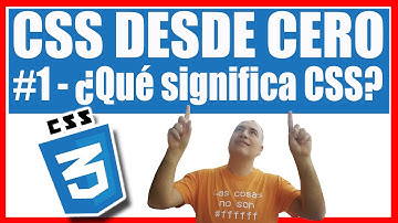 🔷 CSS desde CERO #1 - 🤔¿Qué significa CSS (Cascading Style Sheets)?