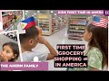 FIRST TIME MAG GROCERY SHOPPING NG MGA BATA SA AMERICA- SHOPPING FOR MOMMY SI BRAEDEN