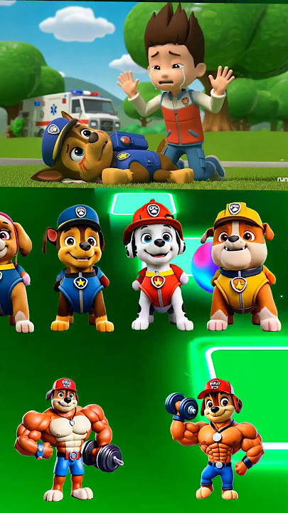 Paw Patrol Scary Chase vs Ryder x Coffin Dance _ Tiles Hop EDM Rush _coffindance _tileshop