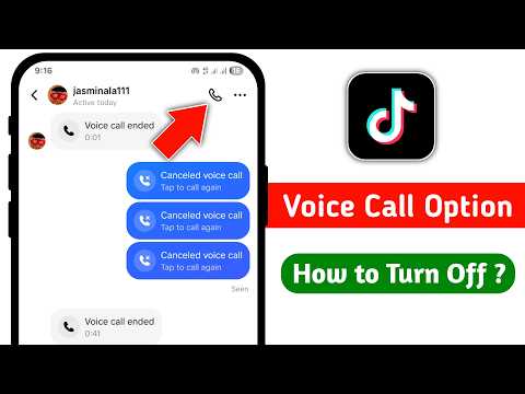 How to Turn Off Voice Call Option in TikTok? || Is it Possible to Turn Off TikTok Call Option?