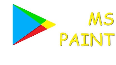 How To Draw Google Play Store Logo in MS Paint