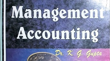 MCQs On Management Accounting  - An Introduction To Management Accounting