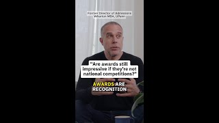 "Are awards still impressive if they're not national competitions?"