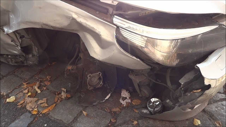 BMW Wheel Lost / Crash Accident Car / Unfall Auto