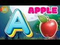A is for Apple 🍎 ABC Phonics Song | 5 Little Monkeys 🐒 + ABCD Disco Theme Song