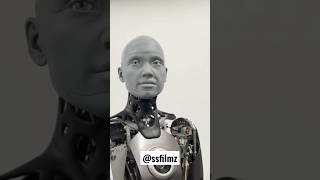 Robot hears me and stares at camera 😳😳#robots #ai #aitechnology #technology #neuralink #ssfilmz