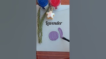How to make lavender colour | lavender colour mixing #howto #lavender #shorts #pantone