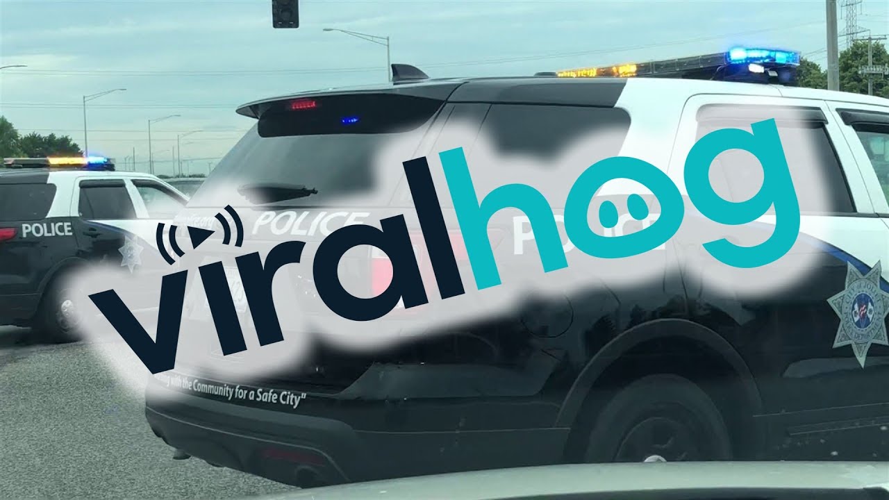 Police Chase Stolen Red Cadillac || ViralHog - YouTube